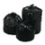 38" x 58" 60 Gallon 1.5 Mil Black Low Density Can Liner - #RCM-3858X