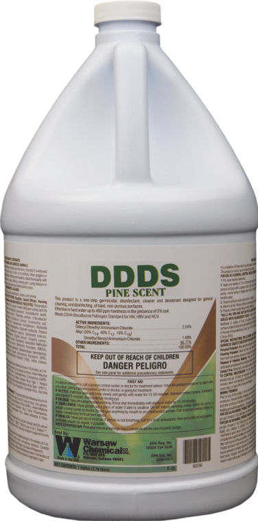 DDDS Pine Detergent / Disinfectant / Deodorizer / Sanitizer Gallon