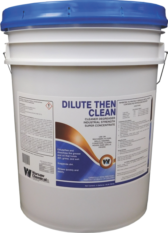 Dilute Then Clean (DTC) Degreaser Cleaner 5 Gallon