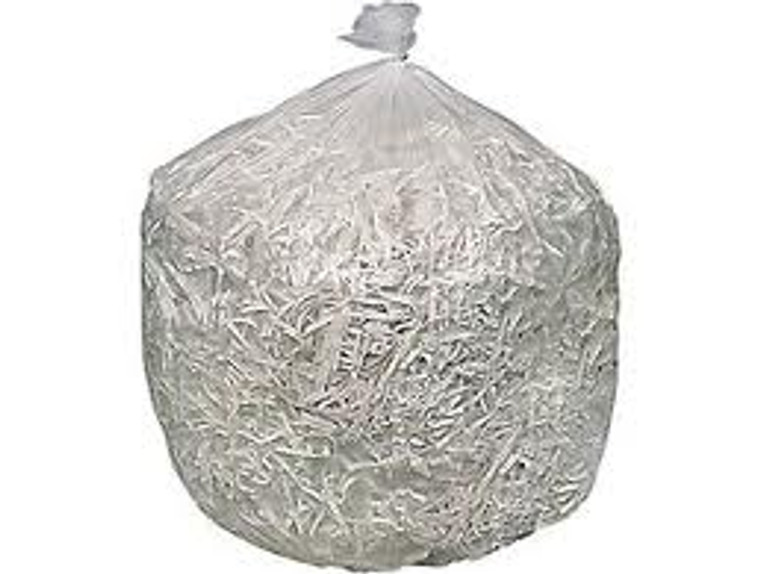 40" x 48" 40-45 Gallon 16 MIC Natural Hi-Density Can Liner - #HCR-404816C