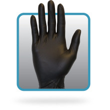 Powder Free Black 5 mil Nitrile Gloves