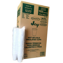 12oz Styrofoam Cups Dart 12J12 25ct