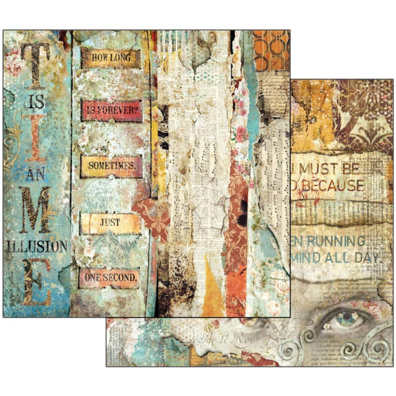 Stamperia Romance Forever 12” x 12” Paper Collection – Kreative