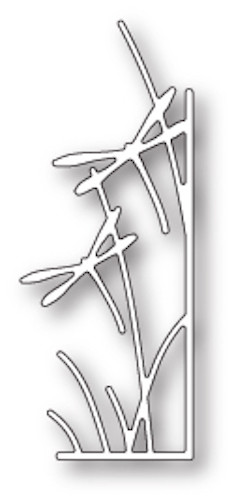 Memory Box Die - Dragonfly Stems Right Corner - The Rubber Buggy