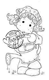 Magnolia Stamps TILDA WATERING - The Rubber Buggy