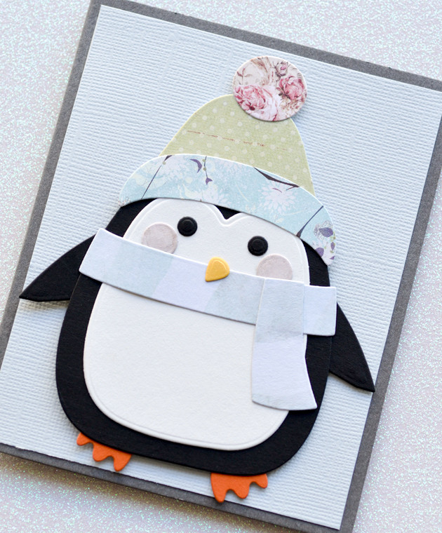 Memory Box Die- Arctic Penguin Craft Die - The Rubber Buggy