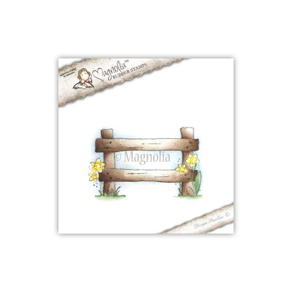 Magnolia Stamps Spring Fence - The Rubber Buggy
