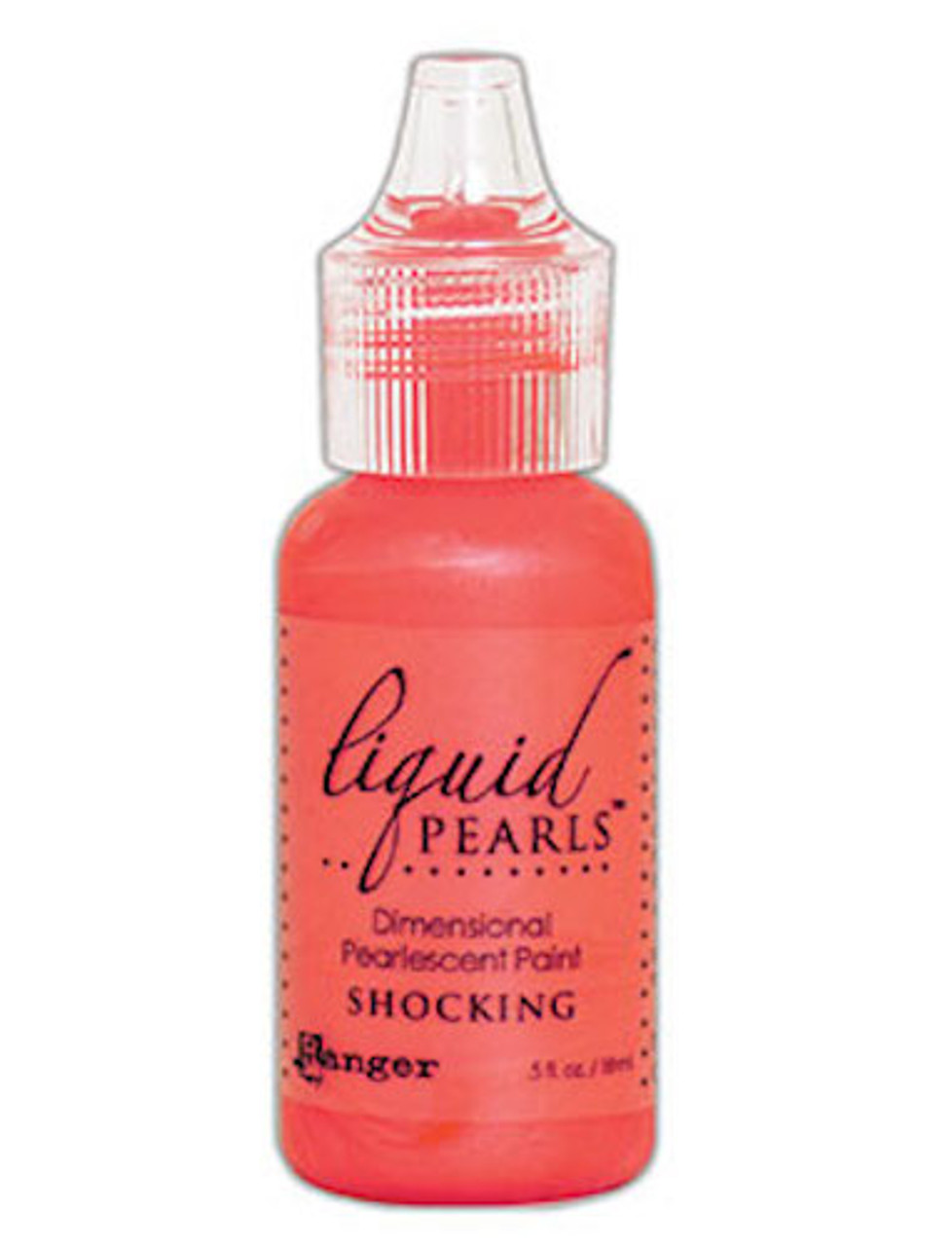 Liquid Pearls Dimensional Pearlescent Paint .5Oz-Shocking