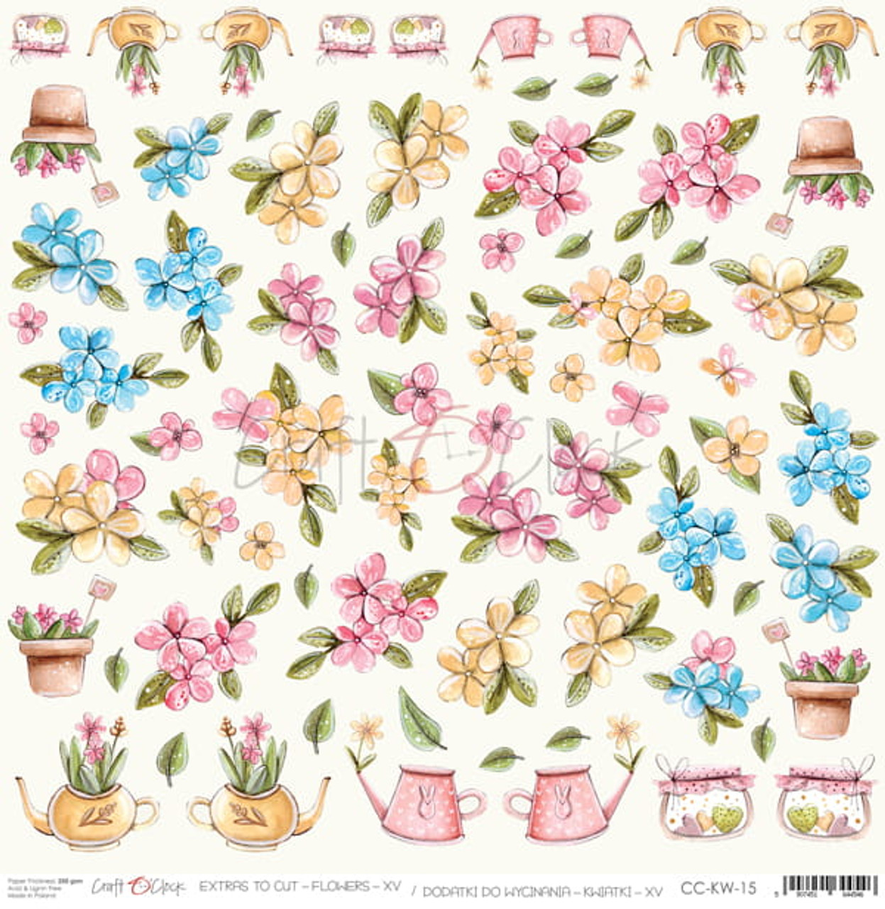 Scrapbook Paper - Spring Floral