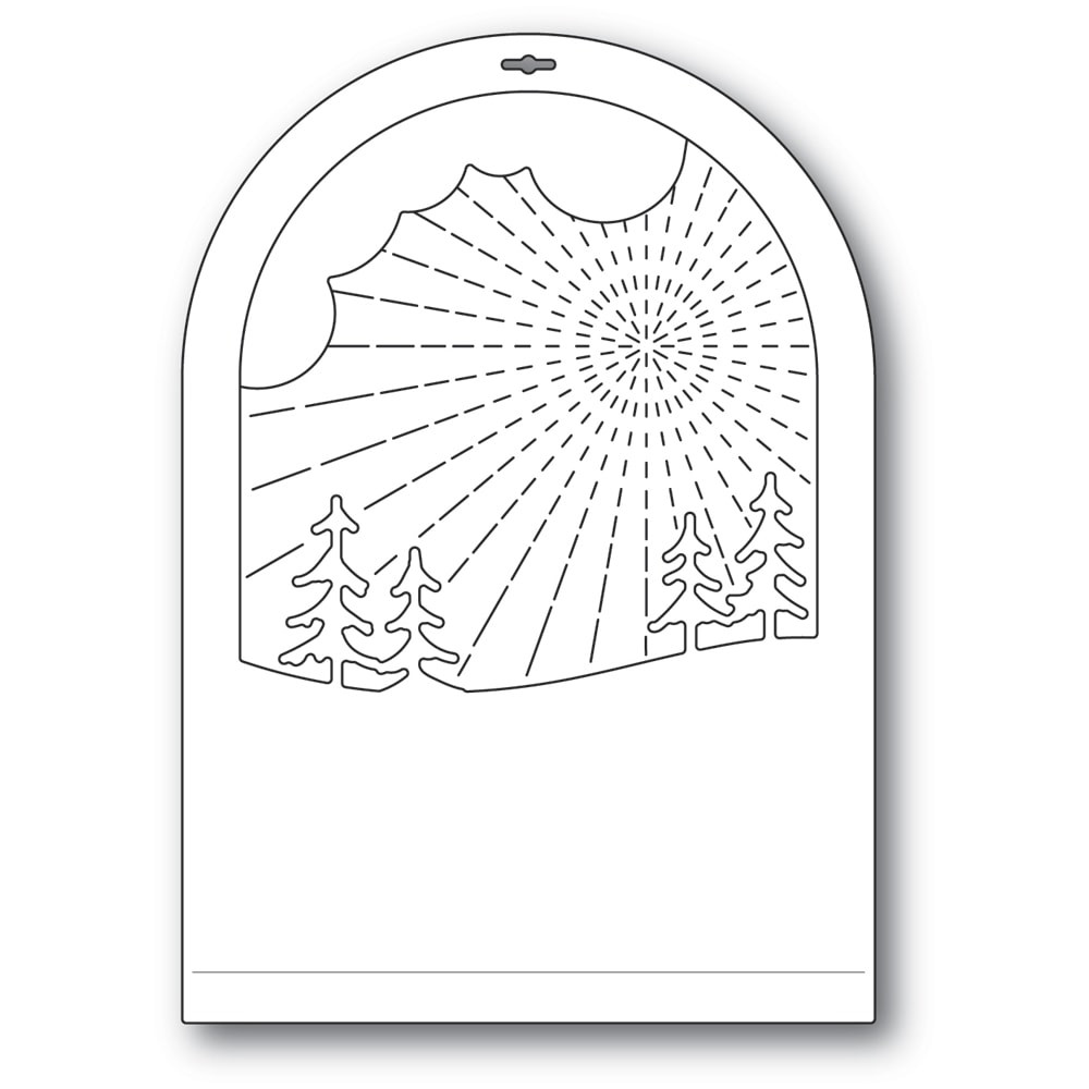 Memory Box - Craft Die - Radiant Snowglobe (MB-94493) - The Rubber Buggy