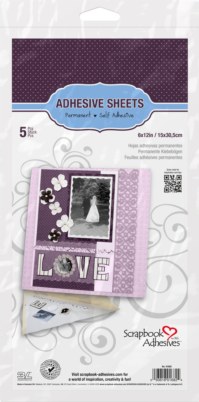 Scrapbook Superstore - 6x6 Adhesive Sheets - 289947