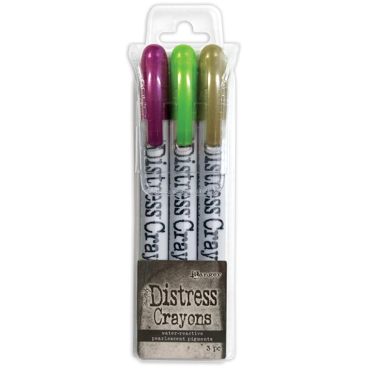 Tim Holtz Distress Crayons Pearl Halloween Set 4