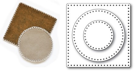 Memory Box - Craft Die - Plush Coaster Set (MB-99516) - The Rubber Buggy