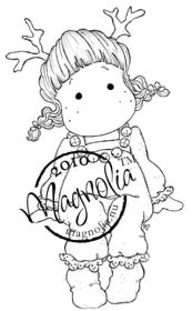Magnolia Stamps - Reindeer Tilda - The Rubber Buggy