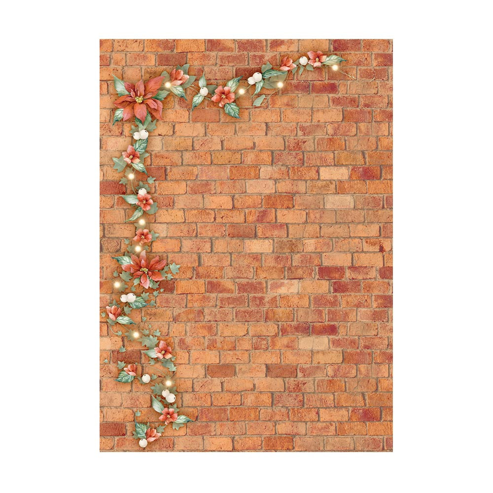 Stamperia Reispapier A4 – Weihnachts-Girlanden-Motiv Für Decoupage & Basteln