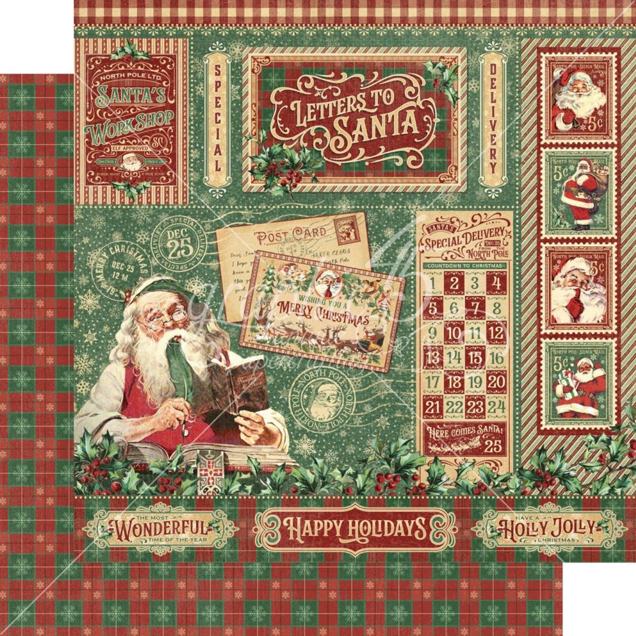 リリパットレーン　letter to santa Letter to Santa Claus Writing Kit – Meredith Collie Paper