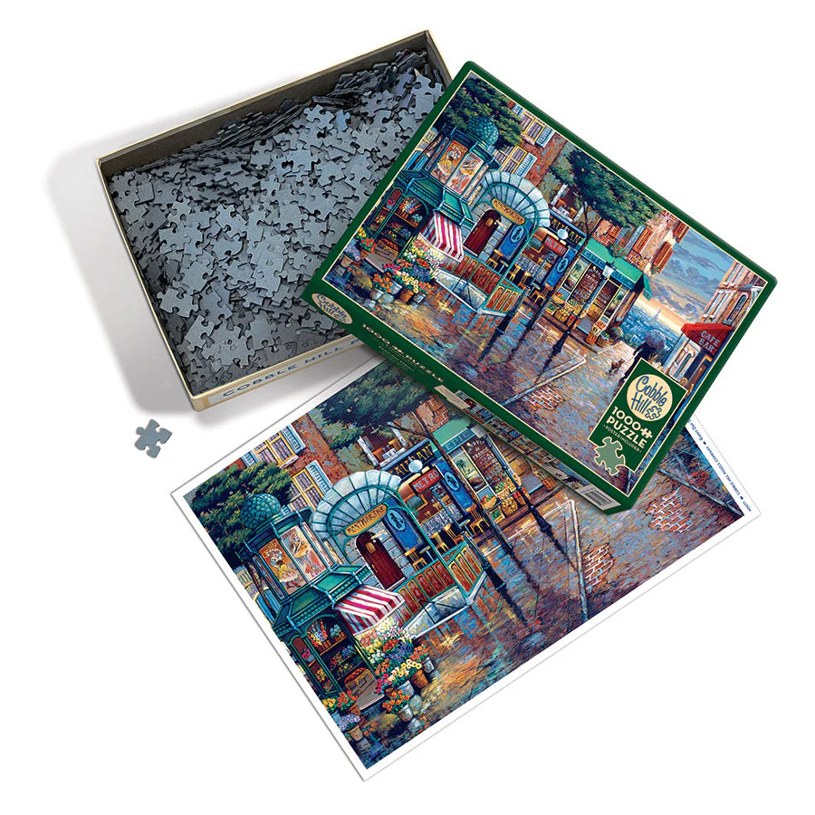Cobble Hill Puzzle da 1000 pezzi, motivo: Harbour Gallery, poster campione incluso