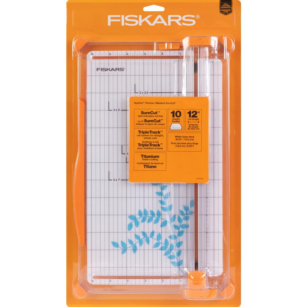 Fiskars - SureCut Deluxe Paper Trimmer (152490-1008) The Rubber Buggy