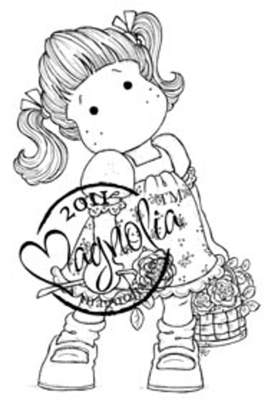 Magnolia Stamps - Tilda with Butterfly Dress - The Rubber Buggy
