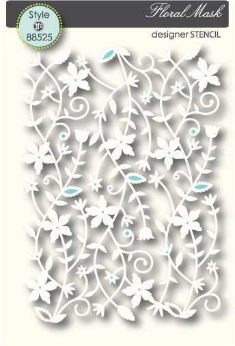 Memory Box Stencils - Floral Mesh - The Rubber Buggy