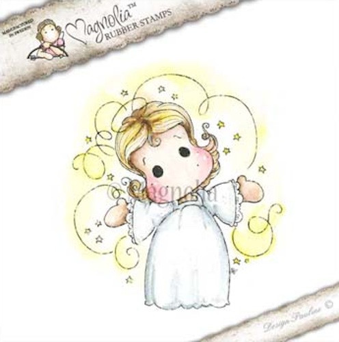 Magnolia Stamps - Waiting For Christmas - Swirly Tilda - The Rubber Buggy