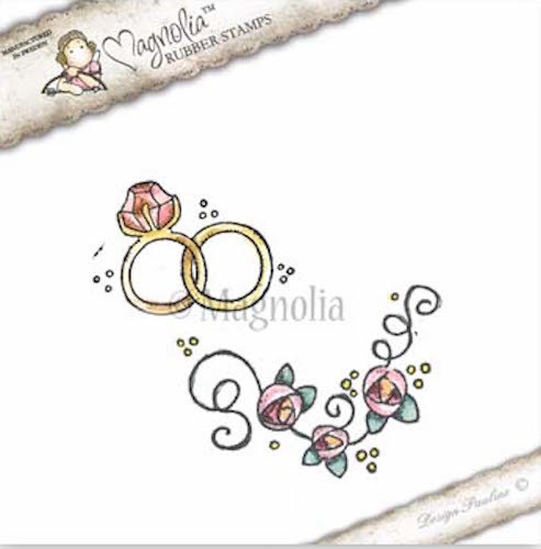 Magnolia Stamps - Lovely Duo - Lovely Ring and Rose Corner - The Rubber ...