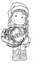 Magnolia TILDA HIDING GIFT Rubber Stamp - The Rubber Buggy
