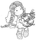 Magnolia A LITTLE GIFT TILDA Rubber Stamp - The Rubber Buggy