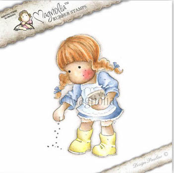 Magnolia Stamps - Sweet Rainbow - Seeding Tilda - The Rubber Buggy