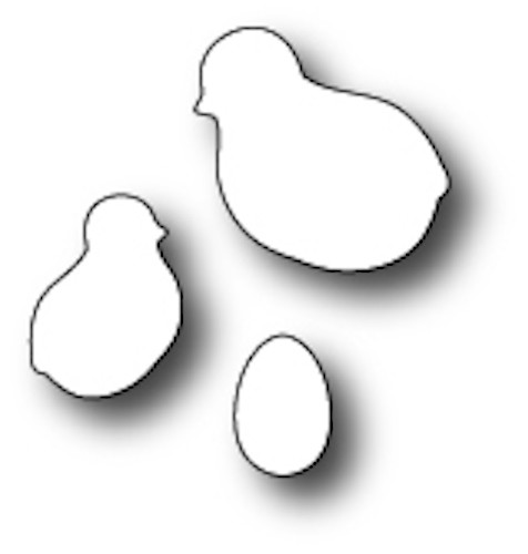 Memory Box Die - Big And Little Chick (MB-99329) - The Rubber Buggy