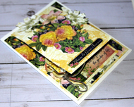 Graphic 45 Friendship Card with Flower Shoppe Collection