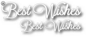 Tutti Designs Word Set - Best Wishes Die (Tutti-247)