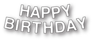 Memory Box Die - Birthday Letters - Craft Die (MB-99678) Memory Box Die - Birthday Letters - Craft Die (MB-99678)