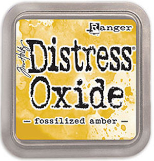 Tim Holtz Distress Oxide Ink - Fossilized Amber  Tim Holtz Distress Oxide Ink - Fossilized Amber