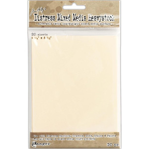 Tim Holtz Distress Mixed Media Heavystock Tags 20/Pkg 