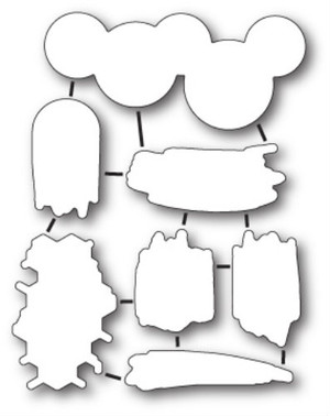 Poppystamps Craft Die -Studio Blotter Die Set Poppystamps Craft Die -Studio Blotter Die Set