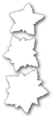 Memory Box Die - Poinsettia Oval Background craft die 99846