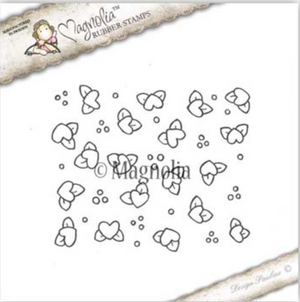 Magnolia Stamps Yay It's Your Birthday 2017 - Heart Flower Background