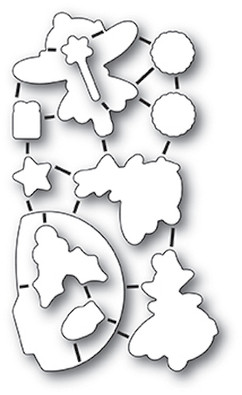 Poppystamp - Wintertime Fairies Craft Die Set