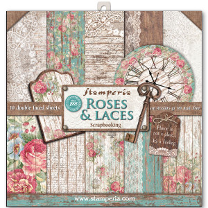 Craft 0' Clock - Time Of Reflection 12 x 12 Scrapbook Paper - 01  (CC-TR-MM07-01) - The Rubber Buggy