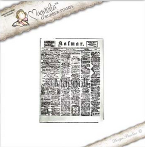 Magnolia Stamps Upgrade Le Fleur - Newspaper