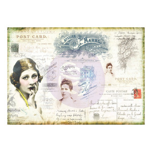 Prima Marketing - Finnabair Tissue Paper - Carte Postale