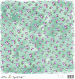 Magnolia 12 x 12 Paper Bon Voyage HUMMINGBIRD