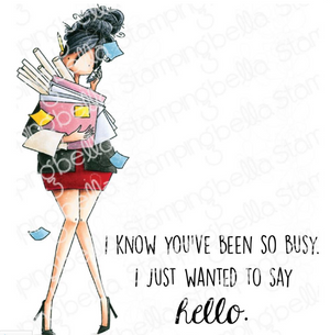 Stamping Bella - Curvy Girl Is Busy