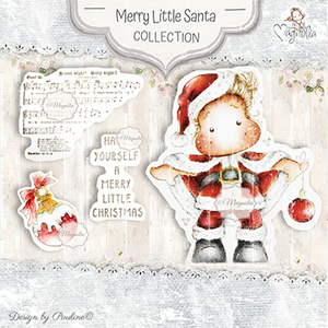 Magnolia Stamps - Merry Little Santa Art Stamp Kit