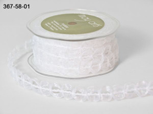 May Arts Sheer Looped - White