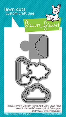 Lawn Fawn Reveal Wheel Unicorn Picnic Add-on Lawn Cuts Lawn Fawn Reveal Wheel Unicorn Picnic Add-on Lawn Cuts