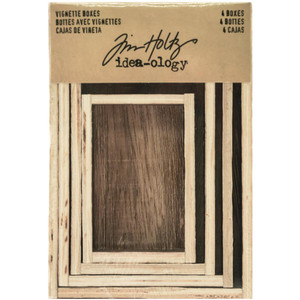 Tim Holtz Idea-Ology - Wooden Vignette Boxes (TH93279)