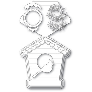 Poppystamp Die - Bird House Pop Up Easel Set Craft Die (PS-2396) Poppystamp Die - Bird House Pop Up Easel Set Craft Die (PS-2396)