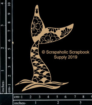 Scrapaholics - Chipboard - Mermaid Tail